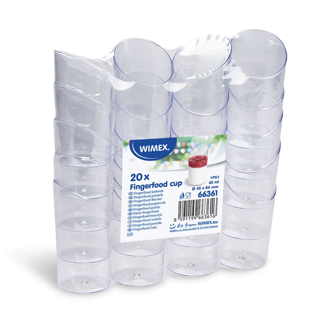 Kulatý kelímek Finger food