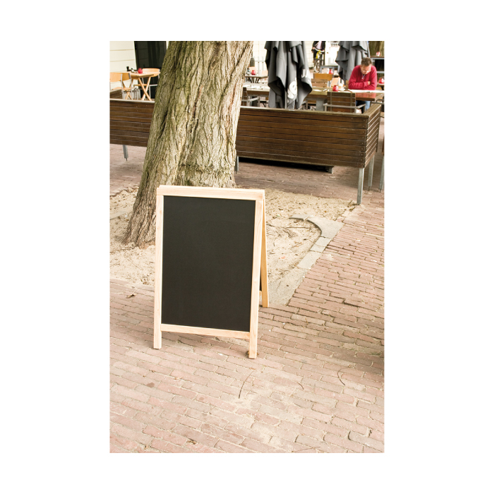 Popisovací tabule nabídková DELUXE DUPLO, 85 x 55cm, barva buk