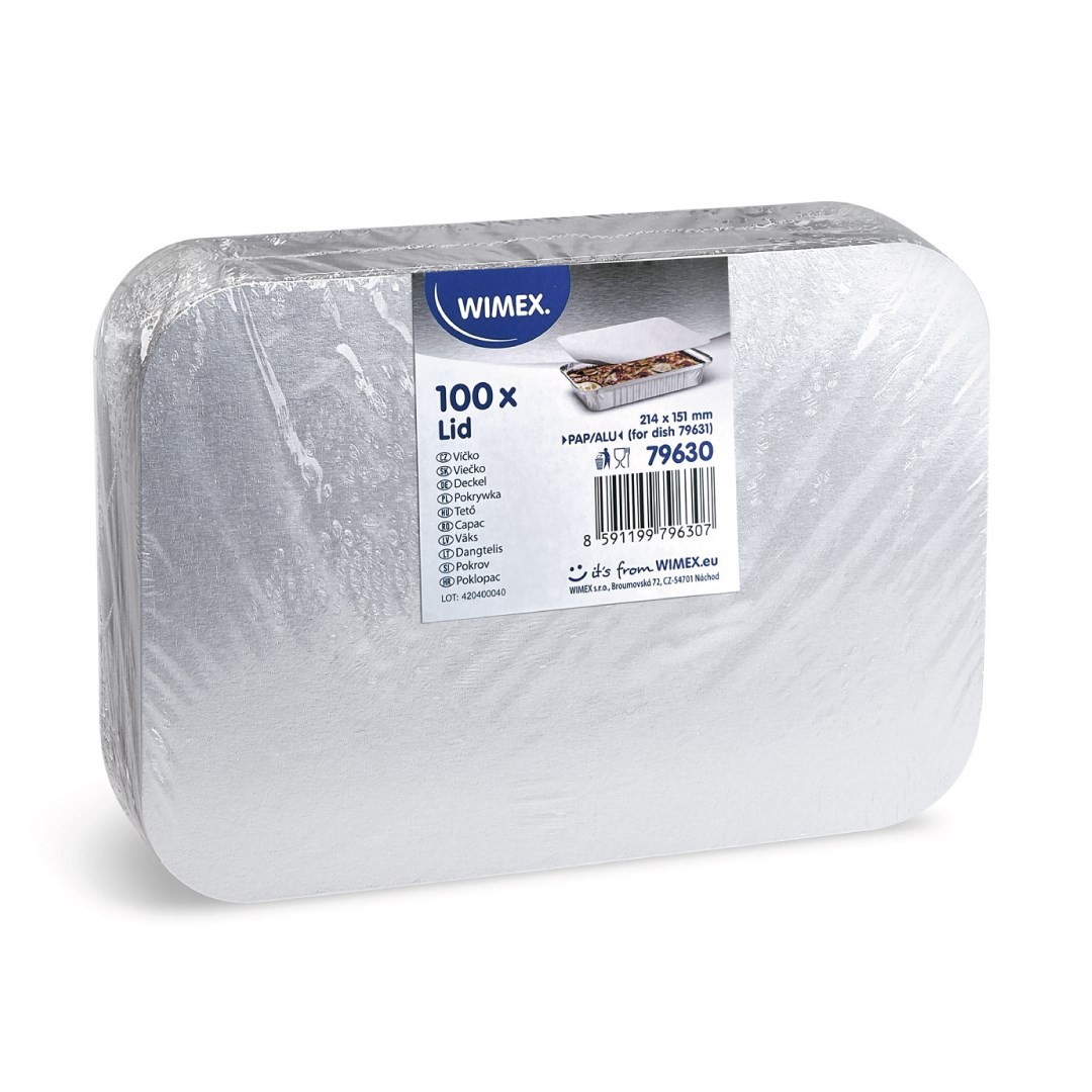 Víčko pro ALU misku 152942, 100ks