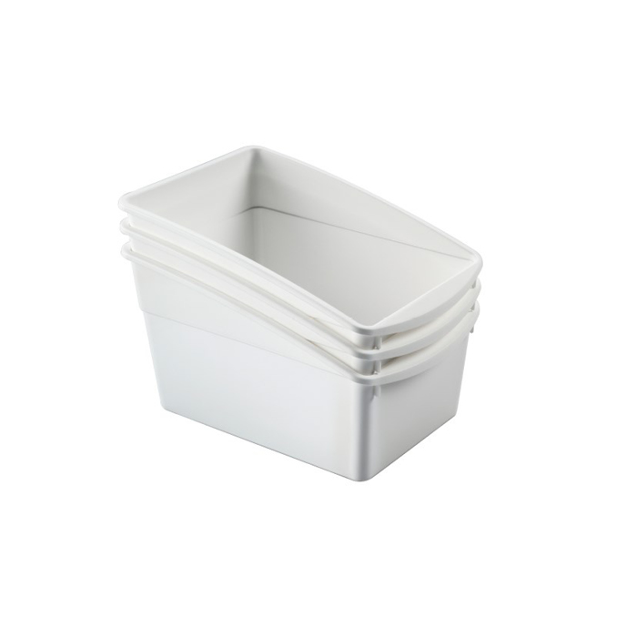 Univerzální organizér, bílý plast - 18,5 x 26 x 15 cm