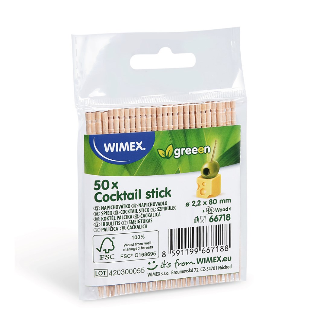 Napichovátka 8cm / 50ks dřevěná