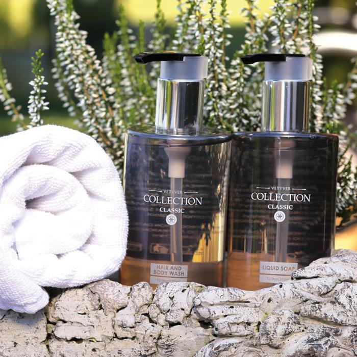 Tělový a vlasový šampon COLLECTION CLASSIC s pumpičkou, 310 ml