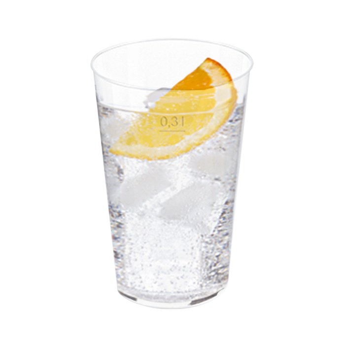 Vratný plastový kelímek 0,3 l, 25 ks