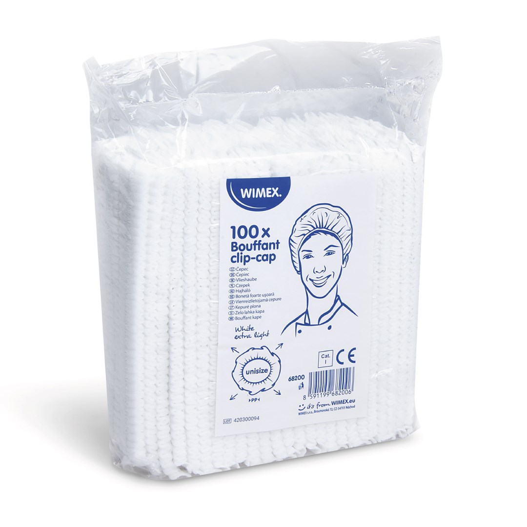 čepec extra lehký bílý 100 ks