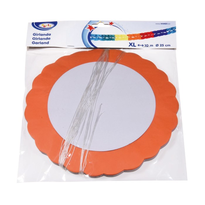 Papírová girlanda obří, 10 m, šířka 25 cm