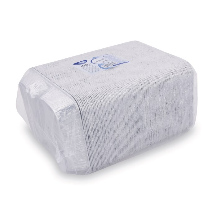 Menu mísa 2 dílná,  ALU, 22,7 x 17,7 x 3,8 cm / 100 ks