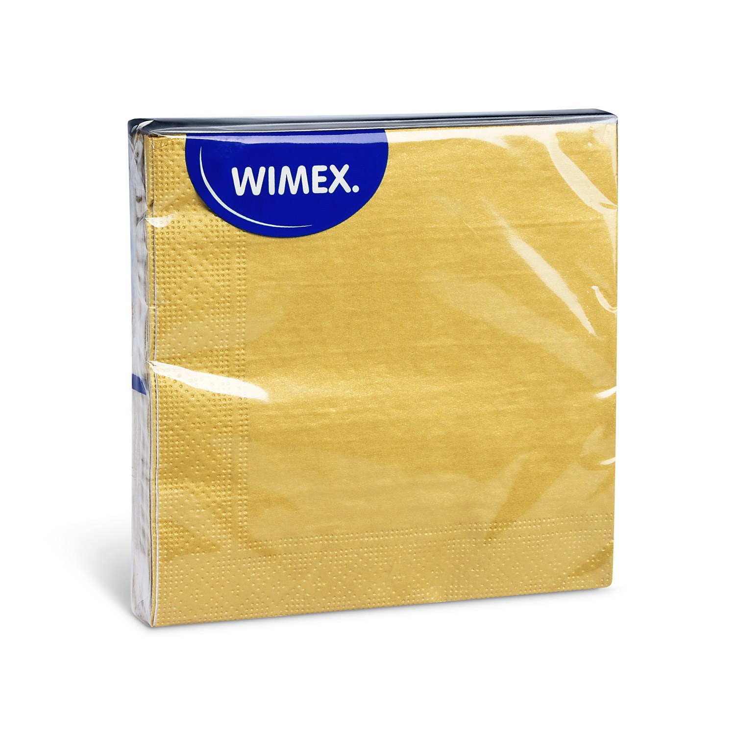 Papírové ubrousky zlaté, 3-vrstvé, 33 x 33 cm / 20 ks