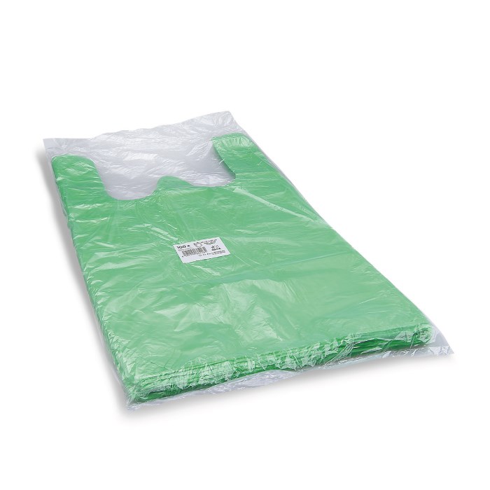 tašky 10 kg 30+14x50cm/100 ks zelené