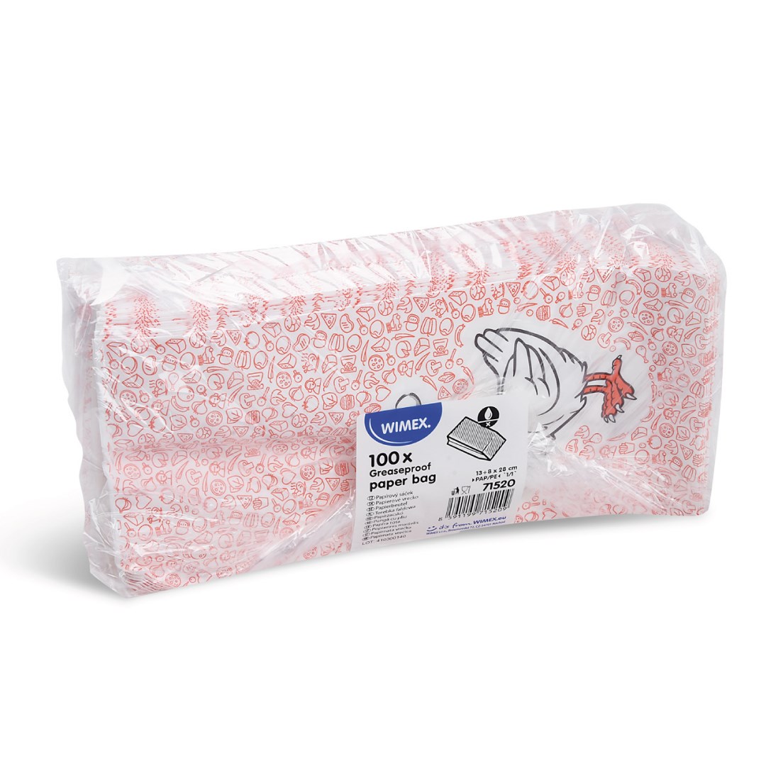 sáčky na 1/1 grilované kuře (2-vrstvé) 100 ks