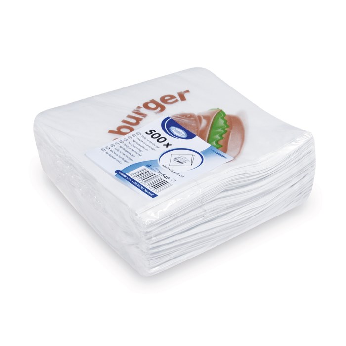 sáčky na hamburger 15x16 cm 500 ks